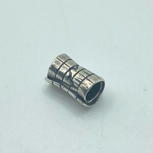 Trollbeads heartBeat bead 925 LAA sterling silver bead charm approx 10mm length